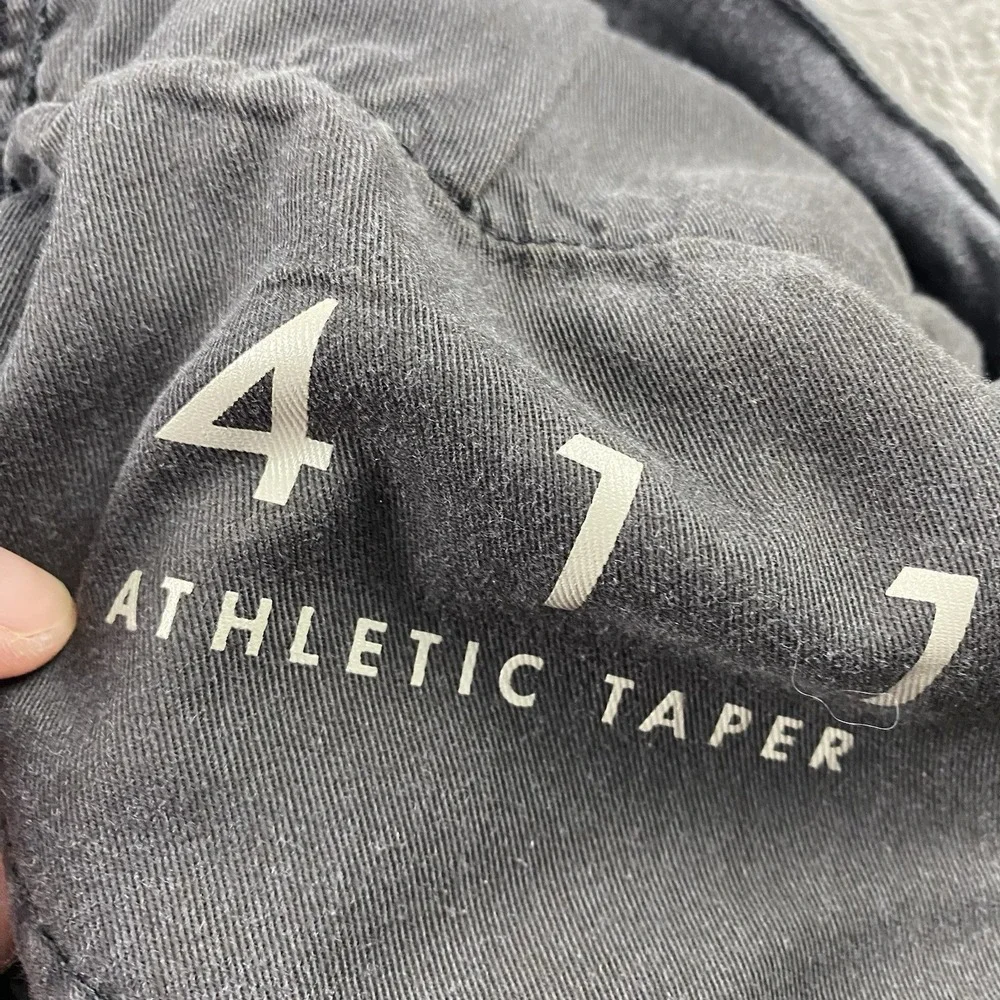 Lucky Brand 411 Athletic Taper Jeans Mens 30x29 Gray Denim Mid Rise